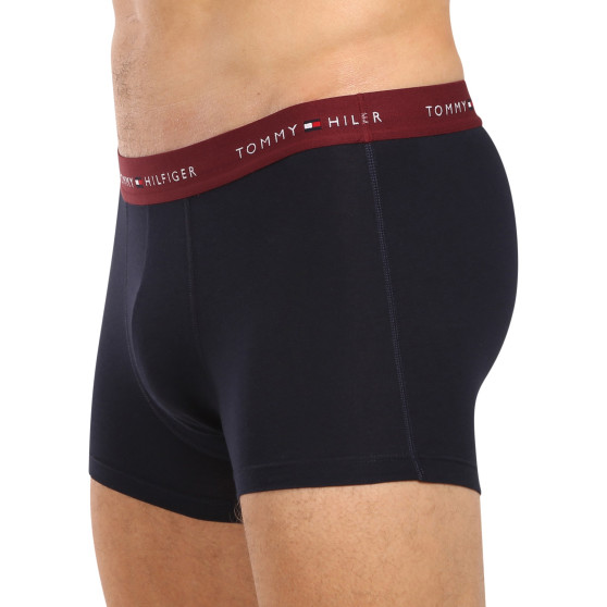 3PACK boxer uomo Tommy Hilfiger blu scuro (UM0UM02763 05K)