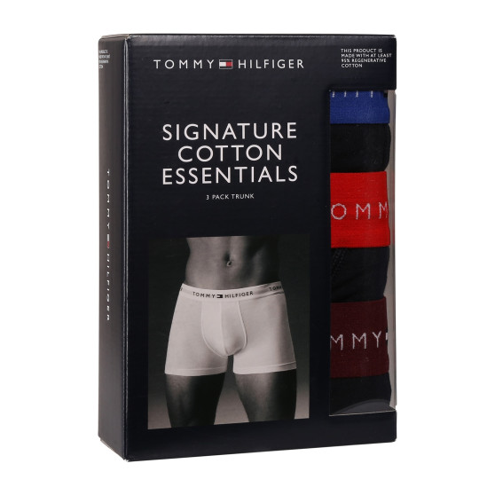 3PACK boxer uomo Tommy Hilfiger blu scuro (UM0UM02763 05K)