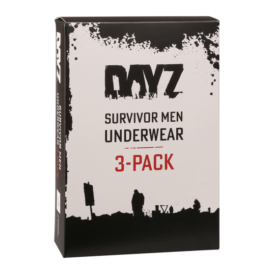 3PACK boxer da uomo DAYZ nero (DZ001)