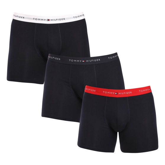 3PACK boxer uomo Tommy Hilfiger blu scuro (UM0UM02765 0W3)