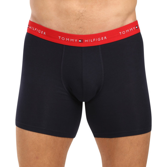 3PACK boxer uomo Tommy Hilfiger blu scuro (UM0UM02765 0W3)