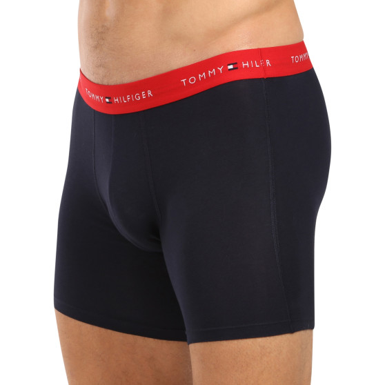 3PACK boxer uomo Tommy Hilfiger blu scuro (UM0UM02765 0W3)