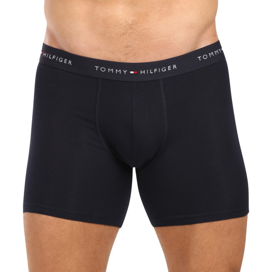 3PACK boxer uomo Tommy Hilfiger blu scuro (UM0UM02765 0W3)