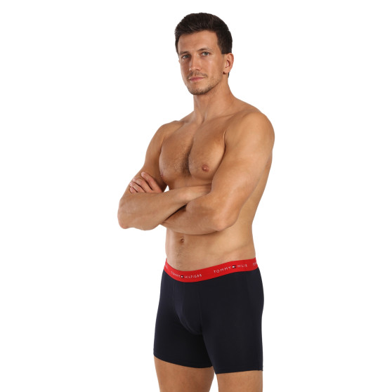 3PACK boxer uomo Tommy Hilfiger blu scuro (UM0UM02765 0W3)