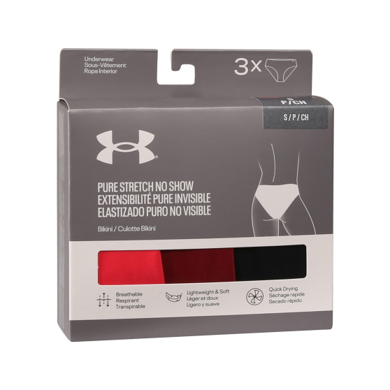 3PACK mutandine donna Under Armour multicolore (1383897 713)