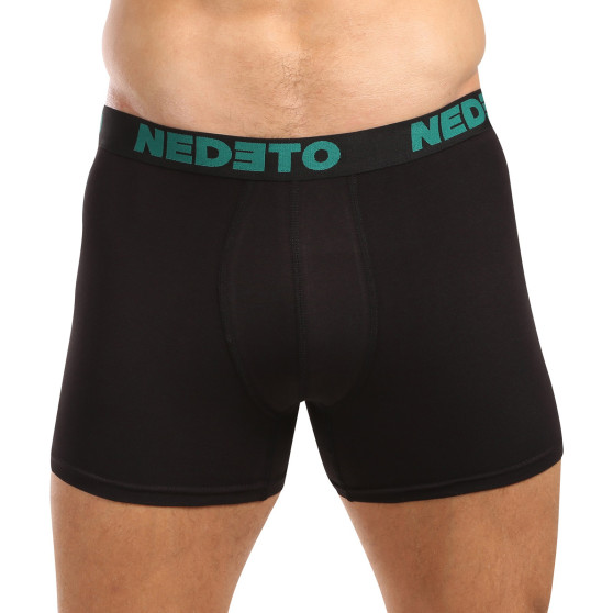 5PACK boxer da uomo Nedeto nero (5NB003)