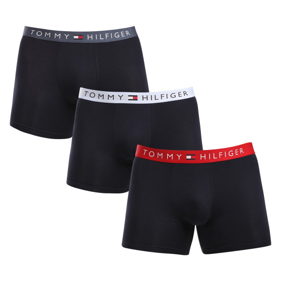 3PACK boxer uomo Tommy Hilfiger blu scuro (UM0UM03431 0R1)