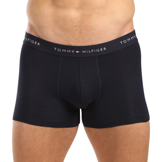 3PACK boxer uomo Tommy Hilfiger blu scuro (UM0UM02763 0W3)