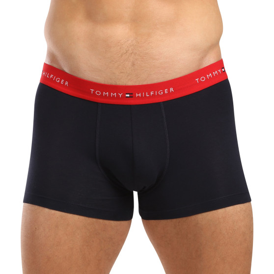 3PACK boxer uomo Tommy Hilfiger blu scuro (UM0UM02763 0W3)