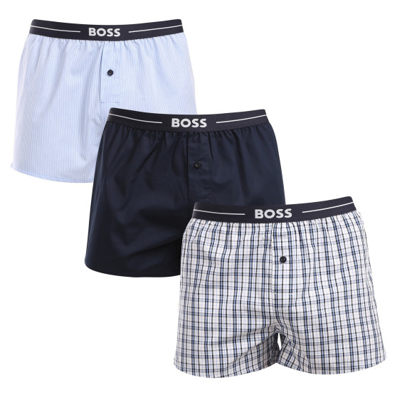 3PACK Boxer da uomo BOSS multicolore (50505677 472)