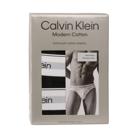 3PACK slip uomo Calvin Klein nero (NB3961A-UB1)