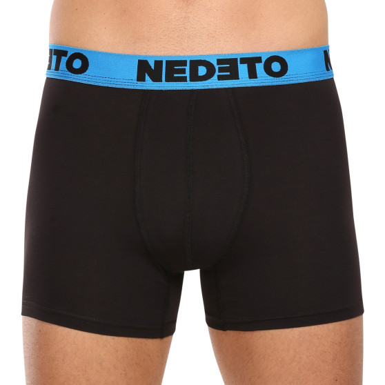 10PACK boxer da uomo Nedeto nero (10NB005)