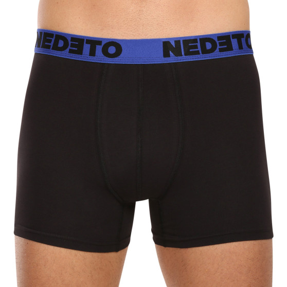 10PACK boxer da uomo Nedeto nero (10NB005)