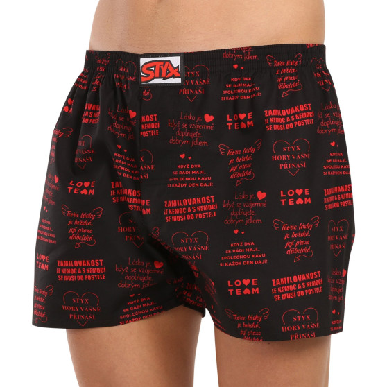 Boxer da uomo Styx art classic rubber motivi oversize (E1659)