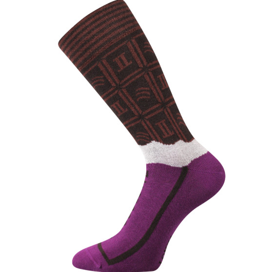 Lonka Calze da donna alte multicolore (Chocolate-dark)