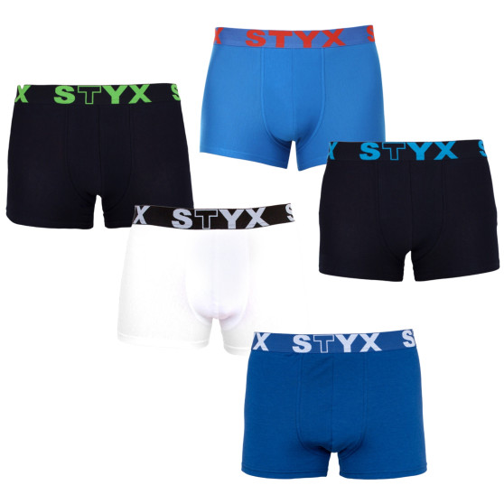 5PACK Styx boxer uomo sport elastico oversize multicolore (5R9612817)