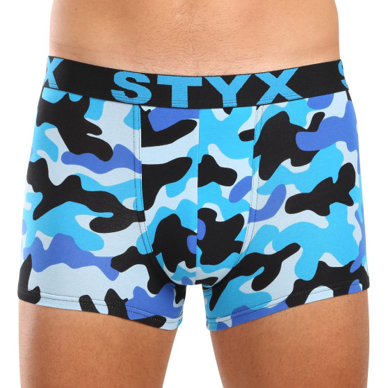 Styx Boxer uomo art sport gomma camouflage blu (G1850)