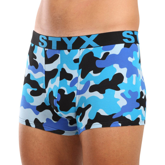 Styx Boxer uomo art sport gomma camouflage blu (G1850)