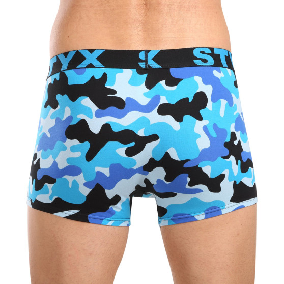 Styx Boxer uomo art sport gomma camouflage blu (G1850)