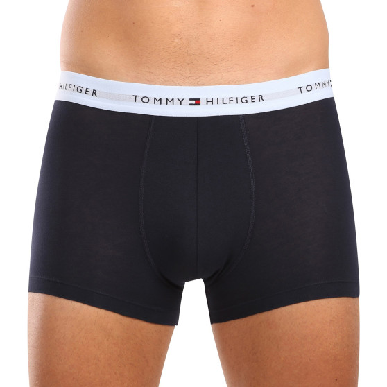 3PACK boxer uomo Tommy Hilfiger blu scuro (UM0UM02763 0T3)