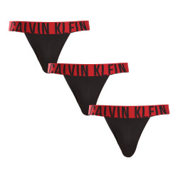 3PACK Calvin Klein calzini da uomo nero (NB3606A-Q5X)