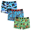 3PACK boxer uomo Styx art sport gomma multicolore (3G15780)