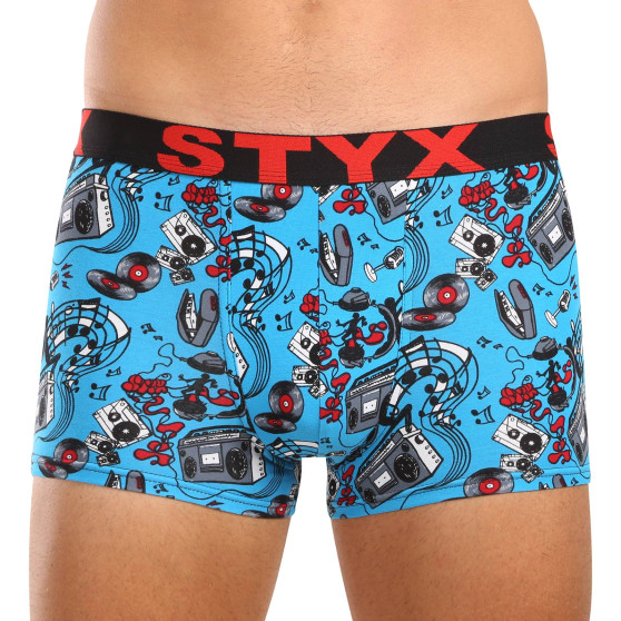 3PACK boxer uomo Styx art sport gomma multicolore (3G15780)