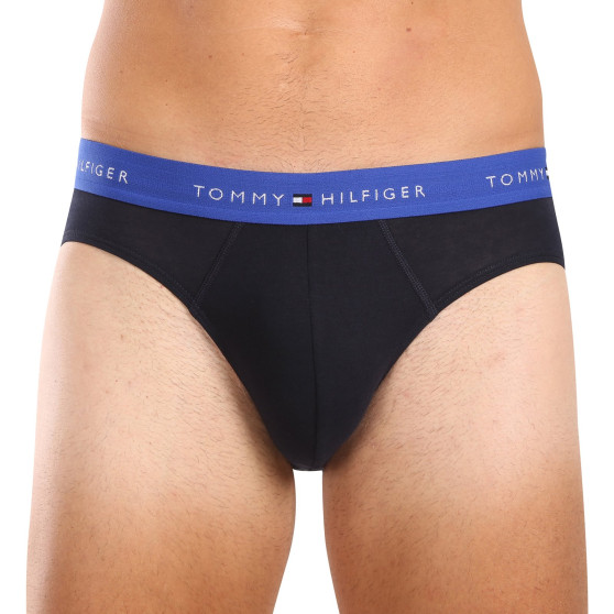 3PACK Tommy Hilfiger slip da uomo blu scuro (UM0UM02904 0Y1)