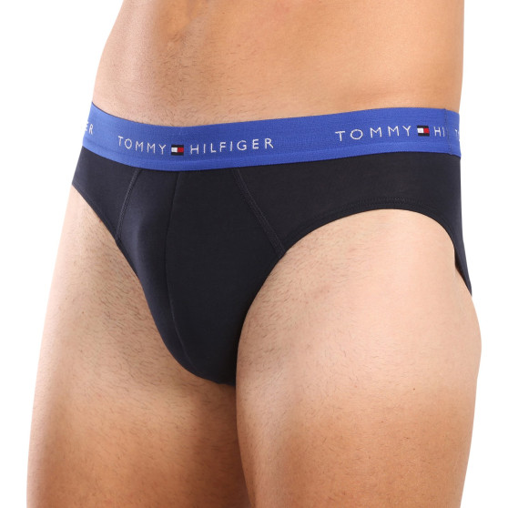 3PACK Tommy Hilfiger slip da uomo blu scuro (UM0UM02904 0Y1)