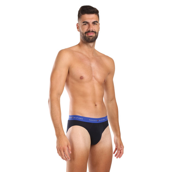 3PACK Tommy Hilfiger slip da uomo blu scuro (UM0UM02904 0Y1)