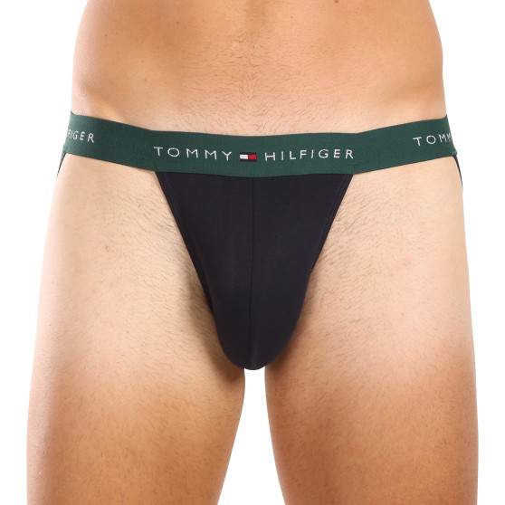 3PACK Tommy Hilfiger calzini da uomo nero (UM0UM03384 0UI)