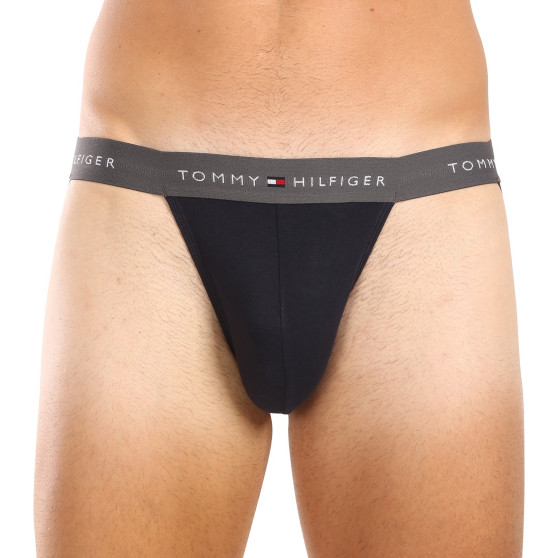 3PACK Tommy Hilfiger calzini da uomo nero (UM0UM03384 0UI)