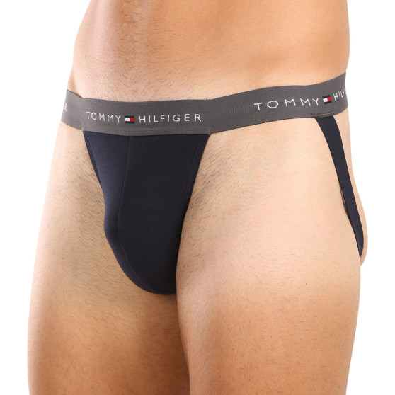 3PACK Tommy Hilfiger calzini da uomo nero (UM0UM03384 0UI)