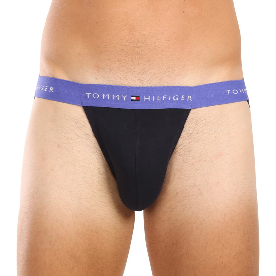 3PACK Tommy Hilfiger calzini da uomo nero (UM0UM03384 0UI)