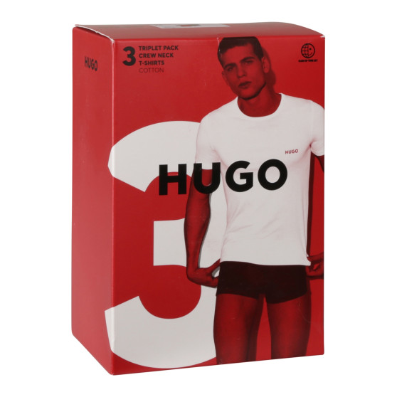 3PACK HUGO t-shirt uomo multicolore (50480088 985)