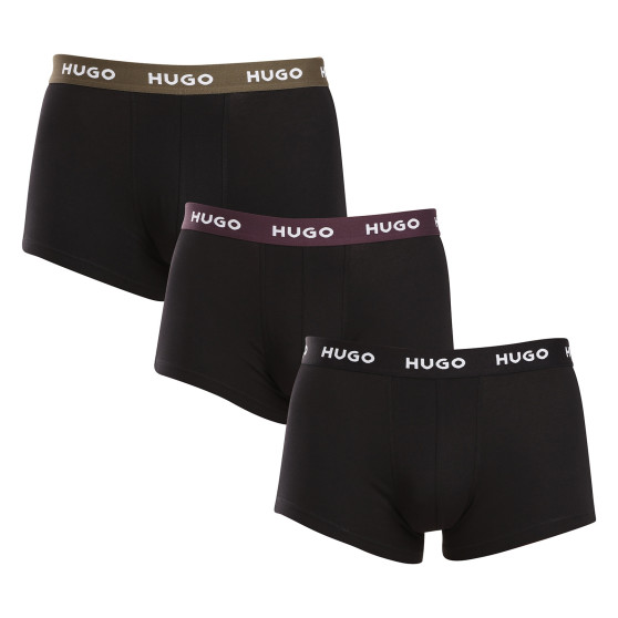 3PACK boxer da uomo HUGO nero (50517878 988)