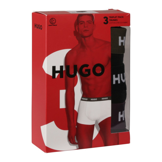 3PACK boxer da uomo HUGO nero (50517878 988)