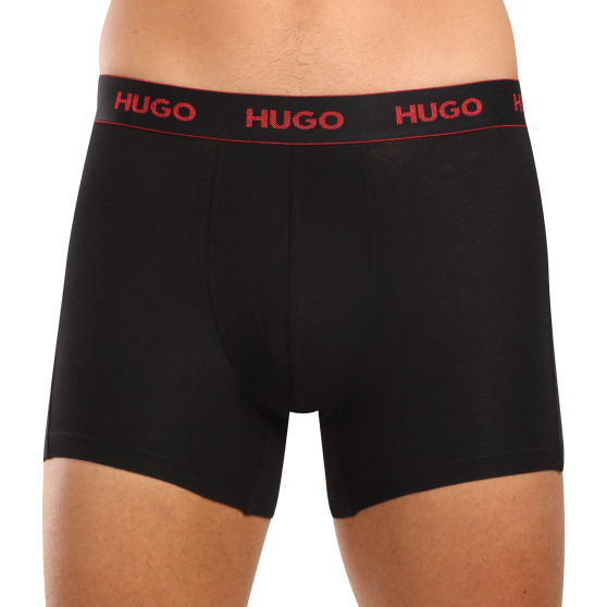 3PACK boxer da uomo HUGO nero (50517886 991)