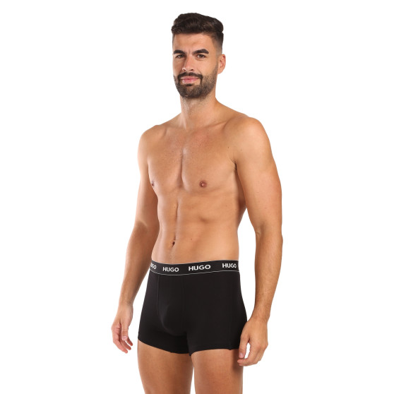 3PACK boxer da uomo HUGO nero (50517886 991)