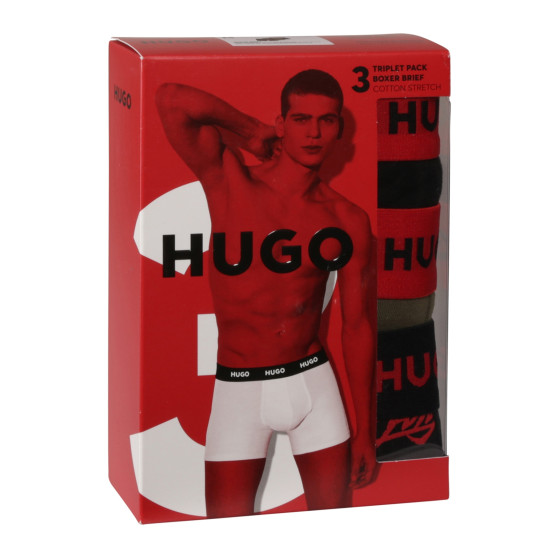 3PACK boxer uomo HUGO multicolore (50517887 984)