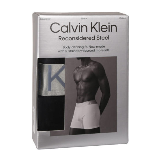 3PACK boxer da uomo Calvin Klein nero (NB3131A-PZE)