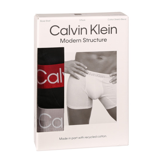 3PACK boxer da uomo Calvin Klein nero (NB2971A-PZI)