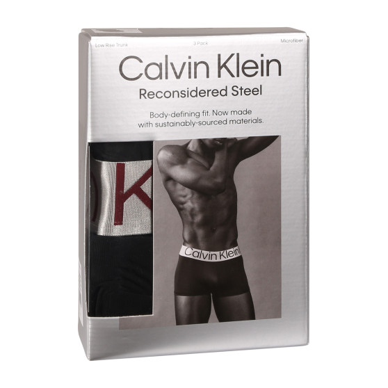 3PACK boxer da uomo Calvin Klein nero (NB3074A-Q09)