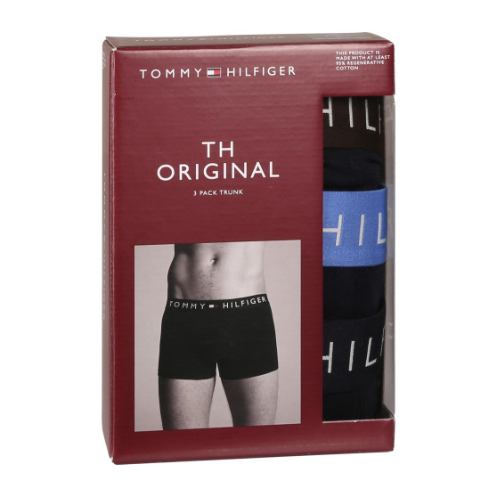 3PACK boxer uomo Tommy Hilfiger blu scuro (UM0UM03181 0X0)