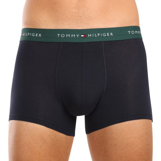 3PACK boxer uomo Tommy Hilfiger blu scuro (UM0UM02763 0WN)