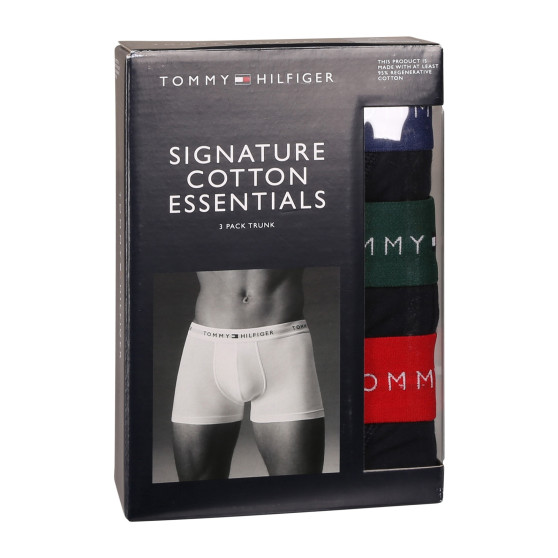 3PACK boxer uomo Tommy Hilfiger blu scuro (UM0UM02763 0WN)